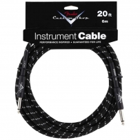 Инструментальный кабель Fender Custom Shop Performance Series Cable 20' BLACK TWEED